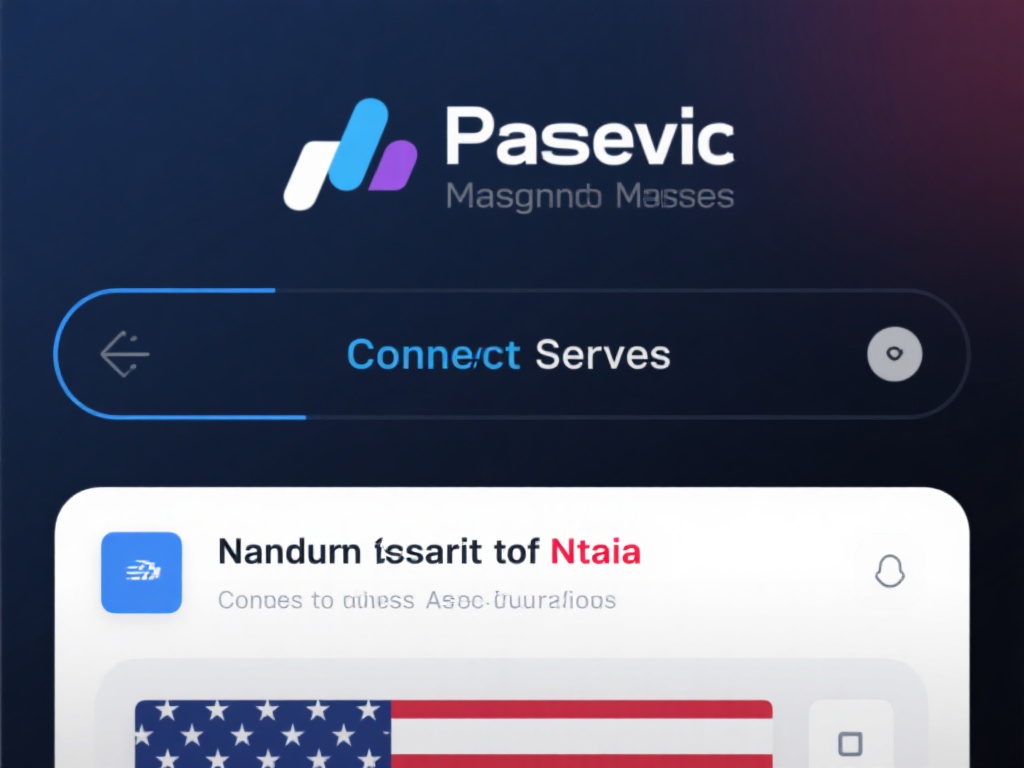 连接服务器：启动软件后，选择需要伪装成的国家。例如