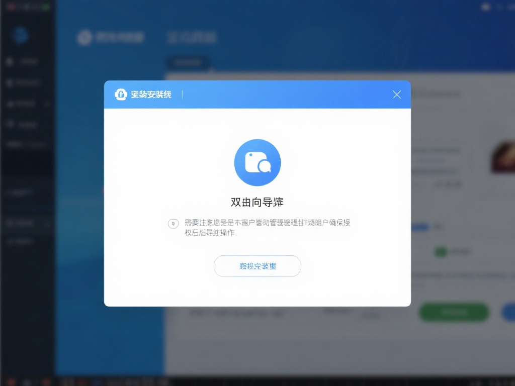 运行安装程序
双击安装包后，系统会弹出安装向导页